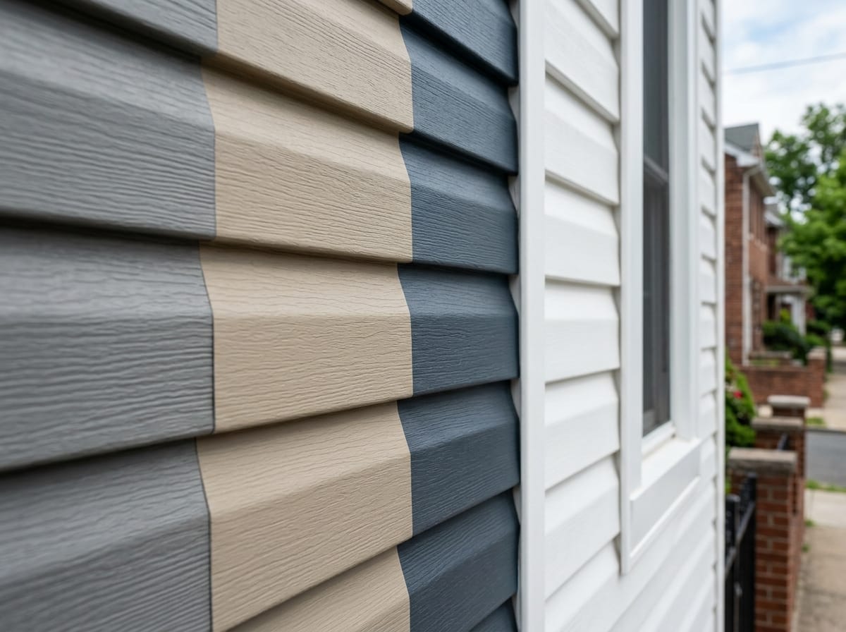 Professional photograph close up detail by Premium Siding Newark